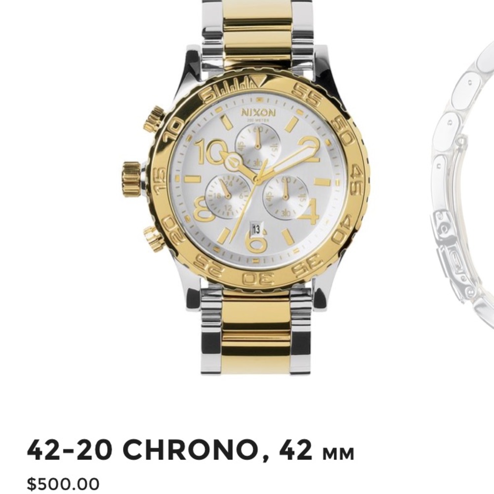 Nixon 42-20 CHRONO luxury Watch open box - Picture 1 of 4